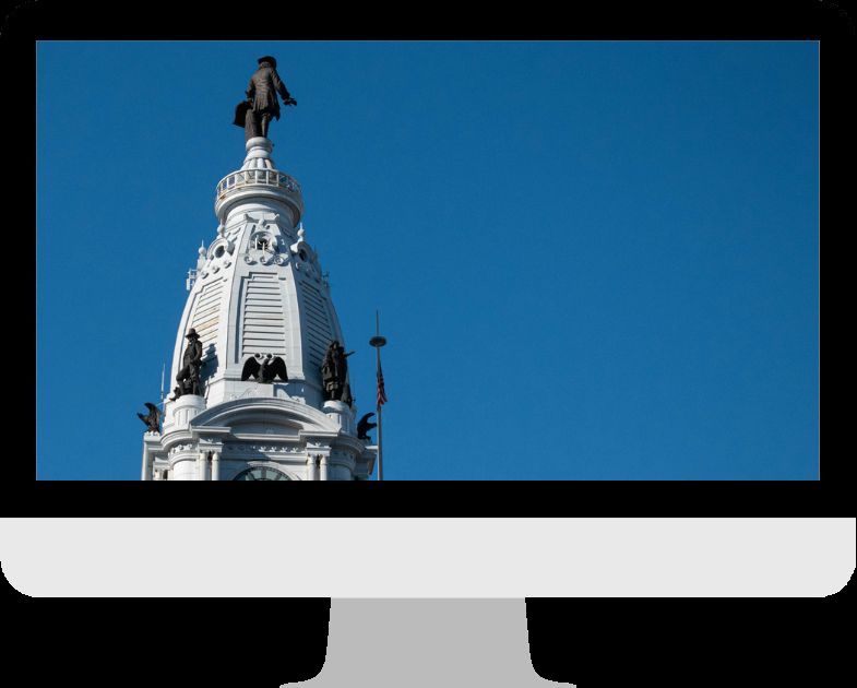 Billy Penn atop City Hall